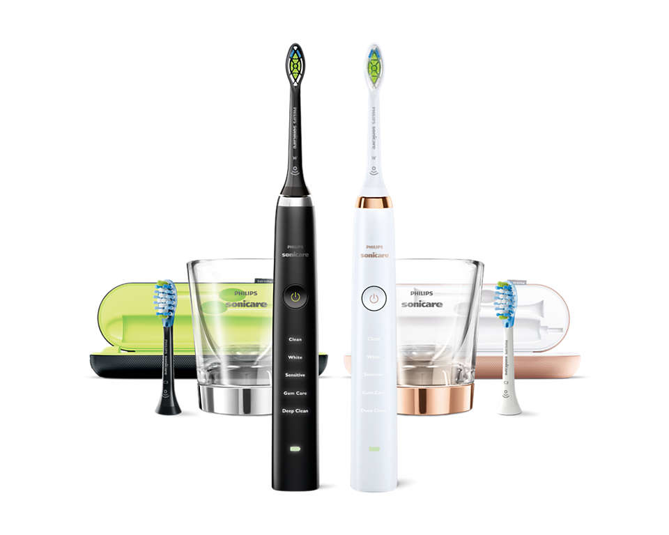 Philips Sonicare DiamondClean HX9354/70 electric toothbrush Adult Sonic toothbrush Black, Rose gold – image 2