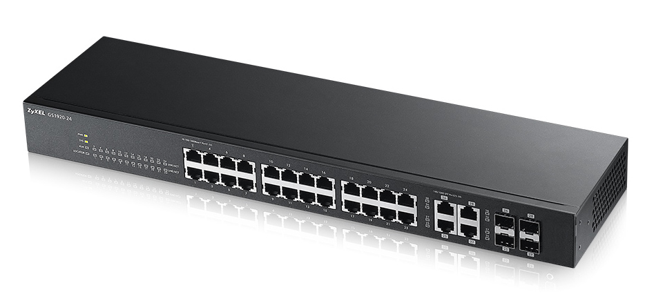 Zyxel GS1920-24 Managed L2 Gigabit Ethernet (10/100/1000) Black