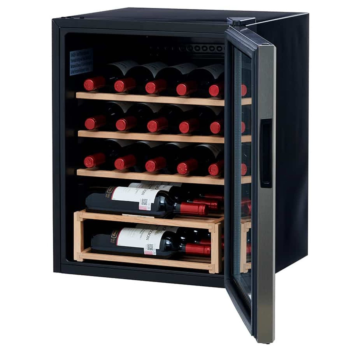 Whirlpool WW2110S wine cooler Thermoelectric wine cooler Freestanding Grey 21 bottle(s) – image 7