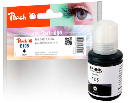 Peach 320520 ink cartridge 1 pc(s) Compatible Black