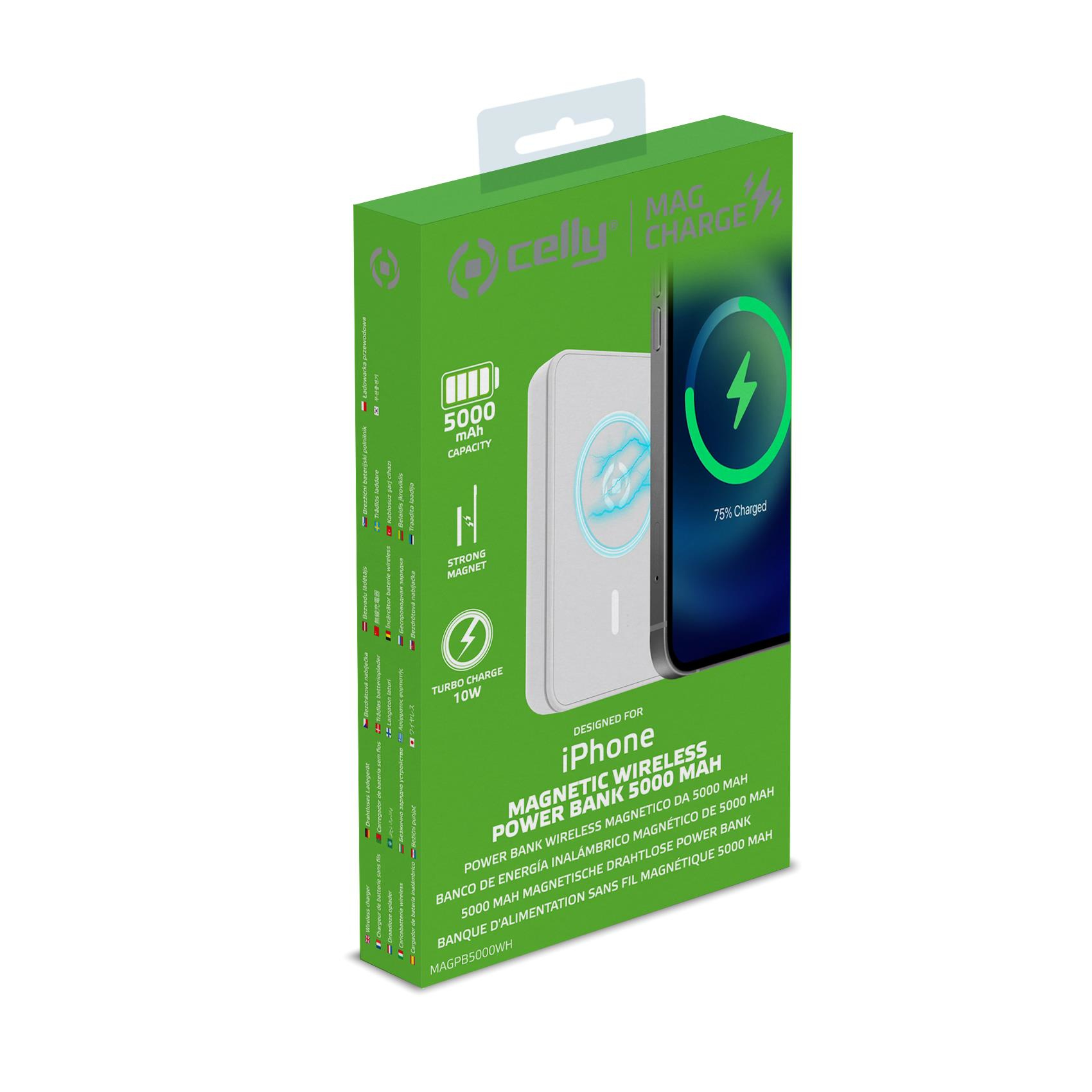Celly MAGPB5000 5000 mAh Wireless charging White – image 5