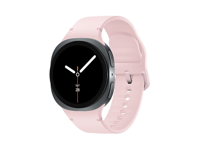 Samsung Galaxy Watch 8, LTE + Bluetooth, 40mm, Sport Band, Graphite, S/M + Sport Band, Pink, S/M – image 1