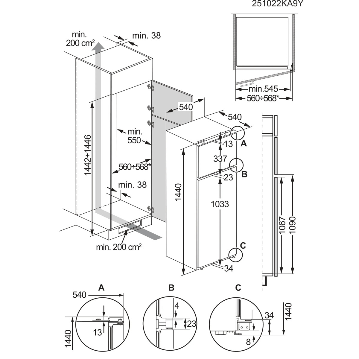 Electrolux KTS3LE14S Built-in – image 8
