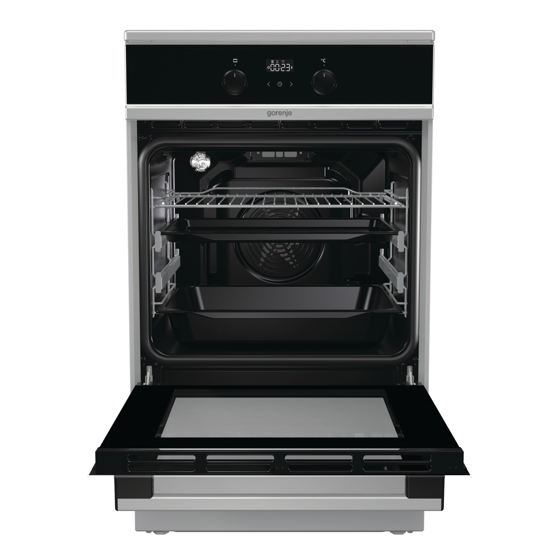 Gorenje EIT5356XPG Freestanding cooker Electric Zone induction hob Stainless steel – image 4