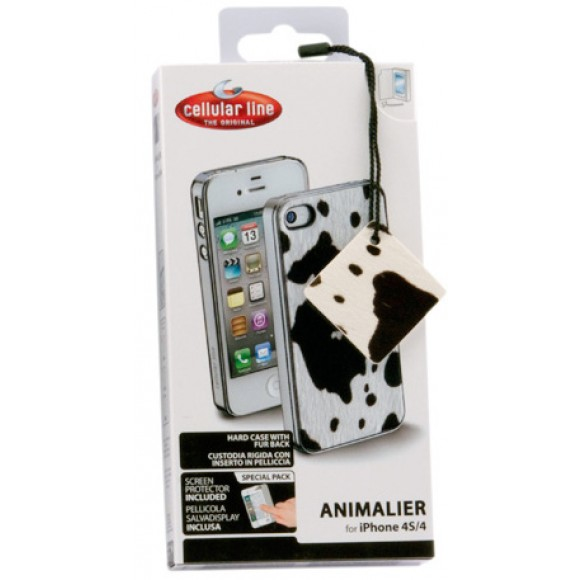 Cellularline ANIMALIERIPHONE4S5 mobile phone case Cover Black, White – image 2
