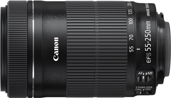 Canon EF-S 55-250mm f/4.0-5.6 IS STM + ET-63 + Lens Cloth – image 2