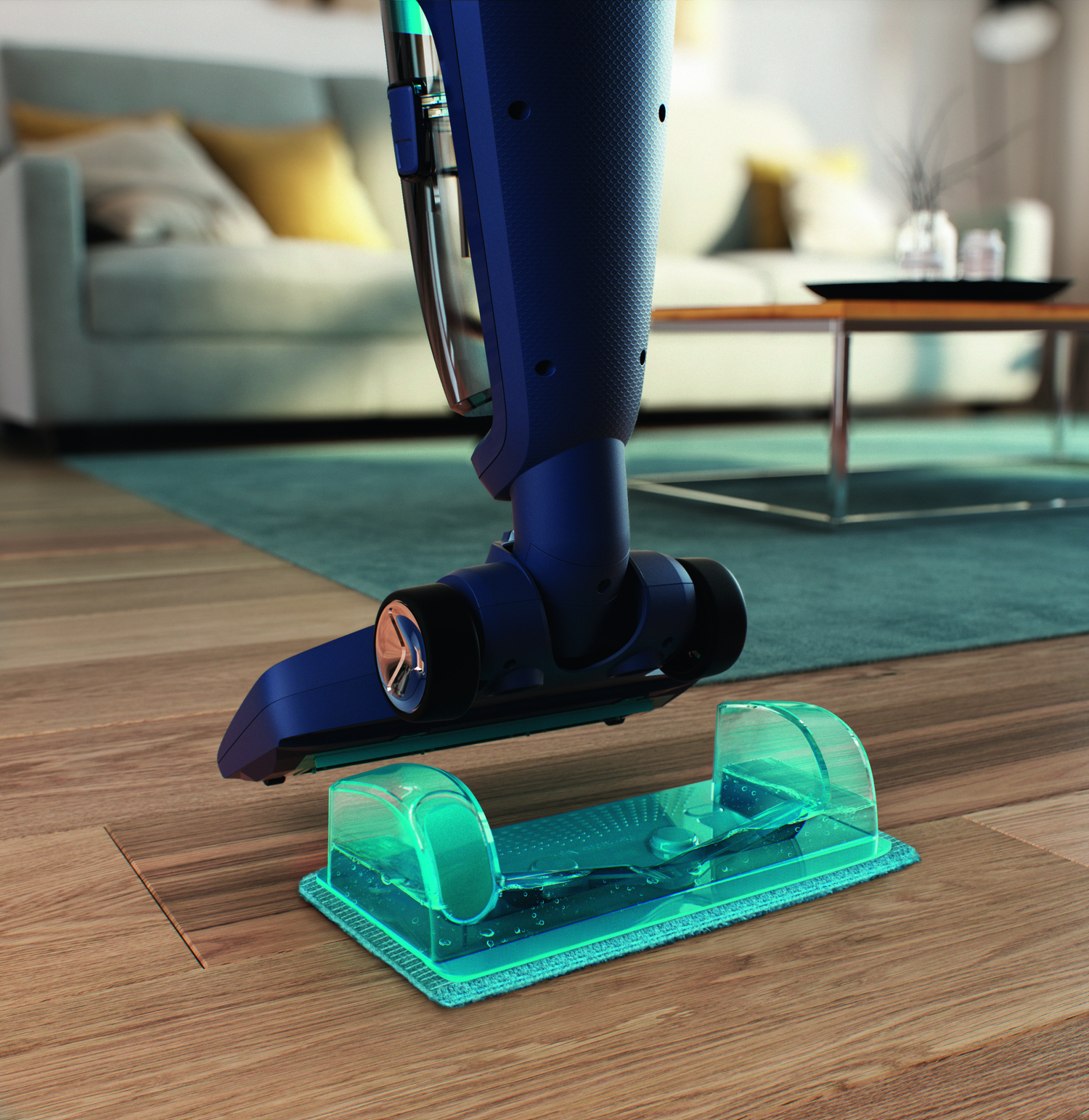 Philips PowerPro Aqua FC6400/81 stick vacuum/electric broom Battery Dry&wet Bagless Blue – image 9