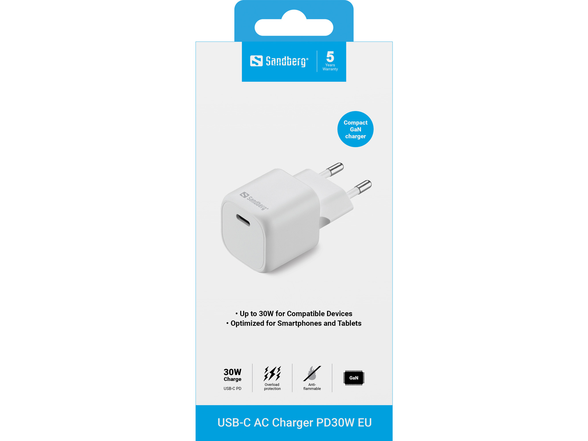 Sandberg 441-80 chargeur d'appareils mobiles