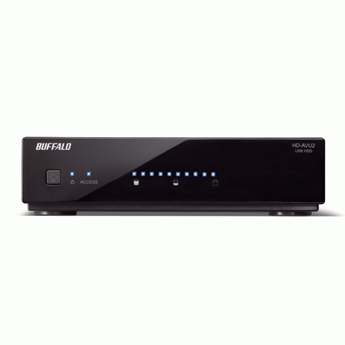 Buffalo DriveStation AV, 1TB external hard drive 7200 RPM Black image 2