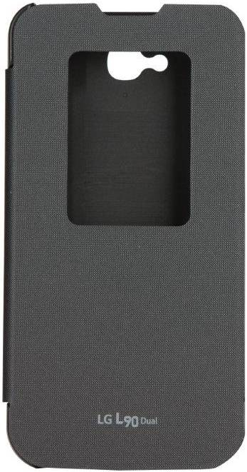 LG QuickWindow mobile phone case Folio Black