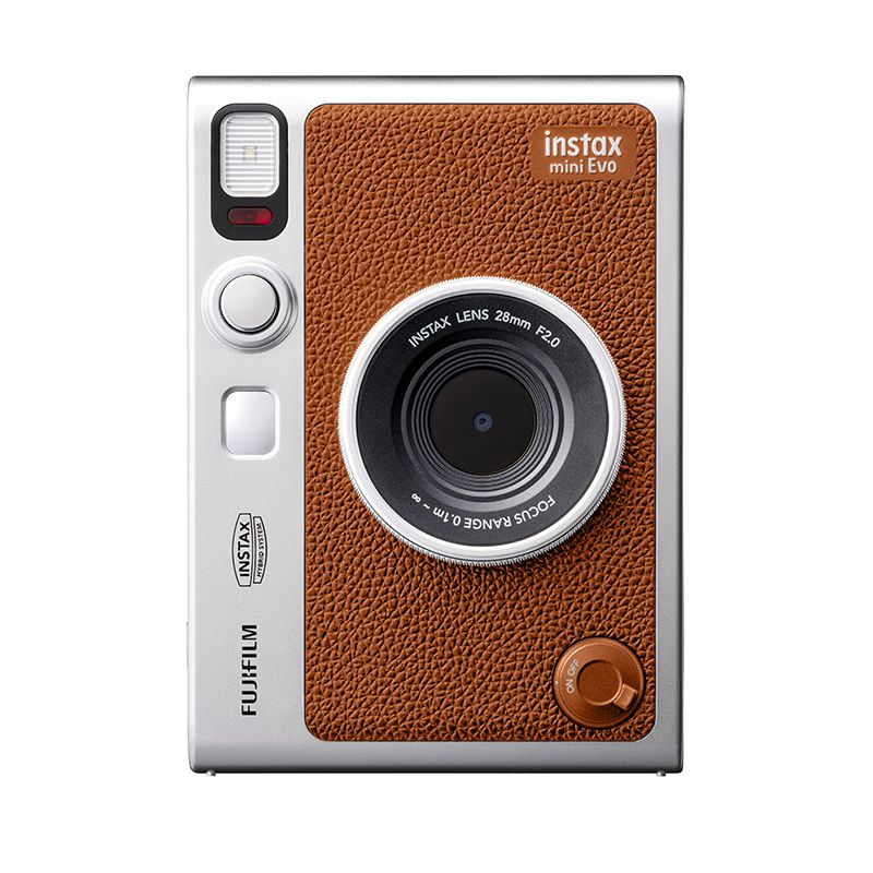 Fujifilm Instax Mini Evo 1/5" 2560 x 1920 pixels CMOS Brown, Silver