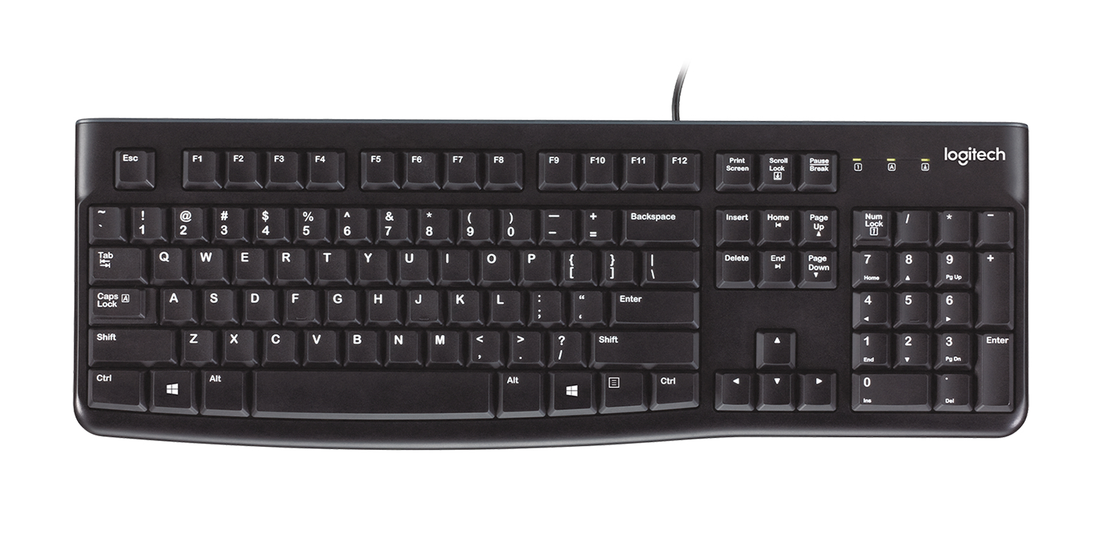 Logitech Keyboard K120 for Business tangentbord USB QWERTY Engelsk Svart