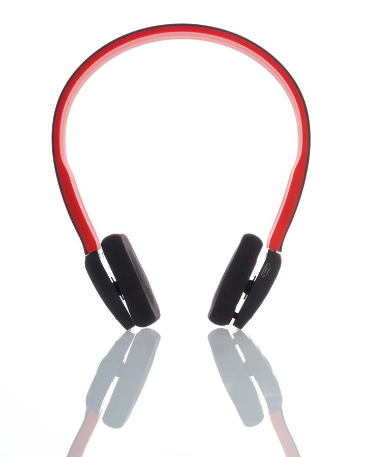 itek ITEH03LBR headphones/headset Wireless Head-band Calls/Music Bluetooth Black, Red – image 6