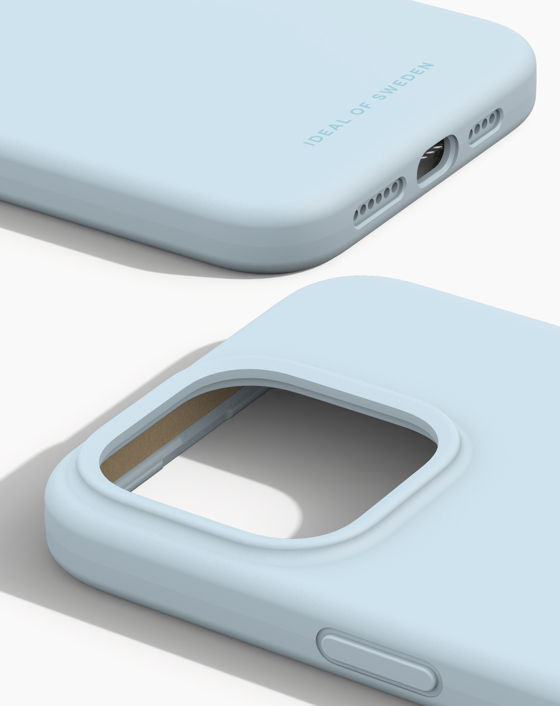 iDeal of Sweden Silicone Case iPhone 15 Pro Max Light Blue – image 2