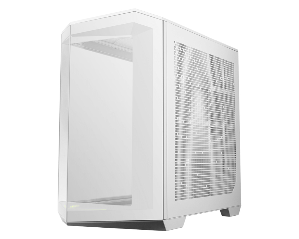 Gabinete Gamer MSI MAG PANO 100L PZ WHITE - Media Torre - ATX/Micro-ATX/Mini-ITX - Panel Lateral - Blanco - MAG PANO 100L PZ WHITE