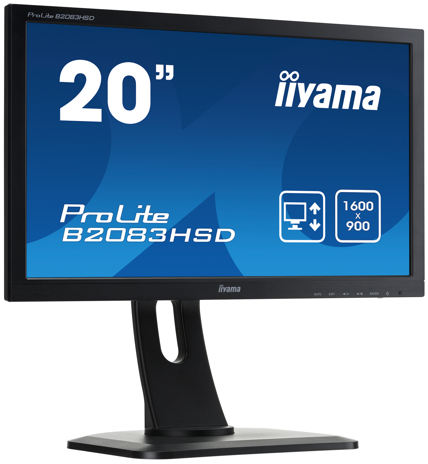 iiyama ProLite B2083HSD-B1 computer monitor – image 3