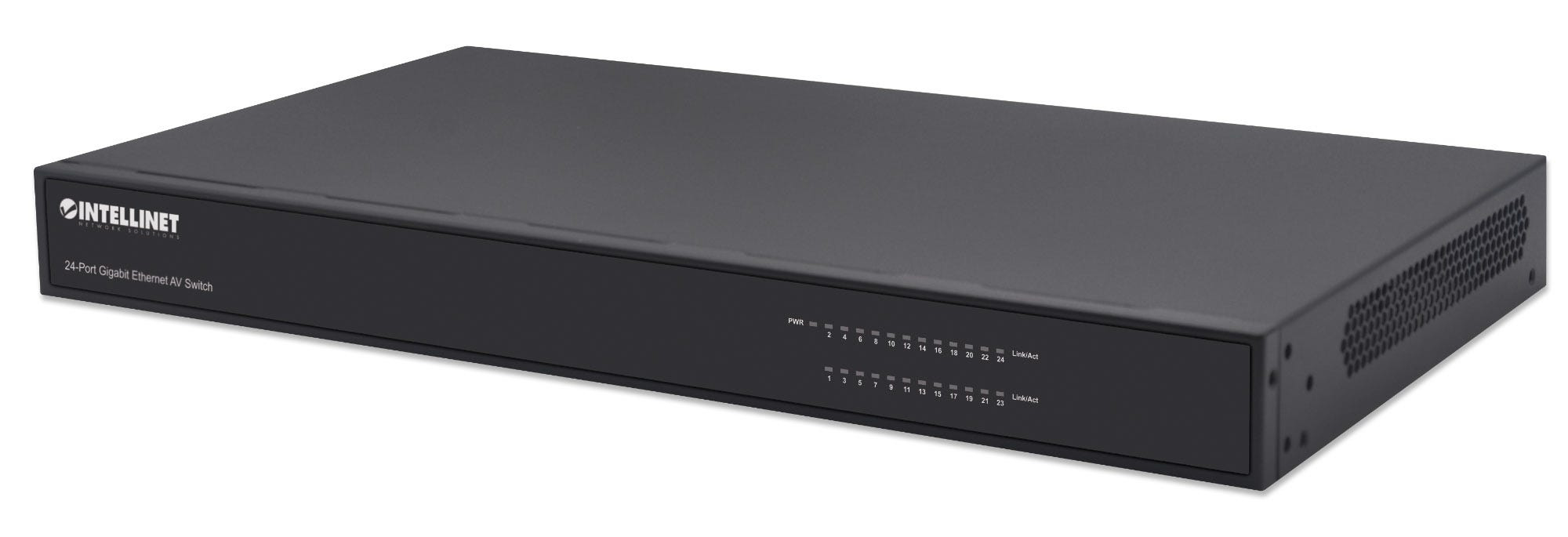 Intellinet 561471 network switch Gigabit Ethernet (10/100/1000) Black