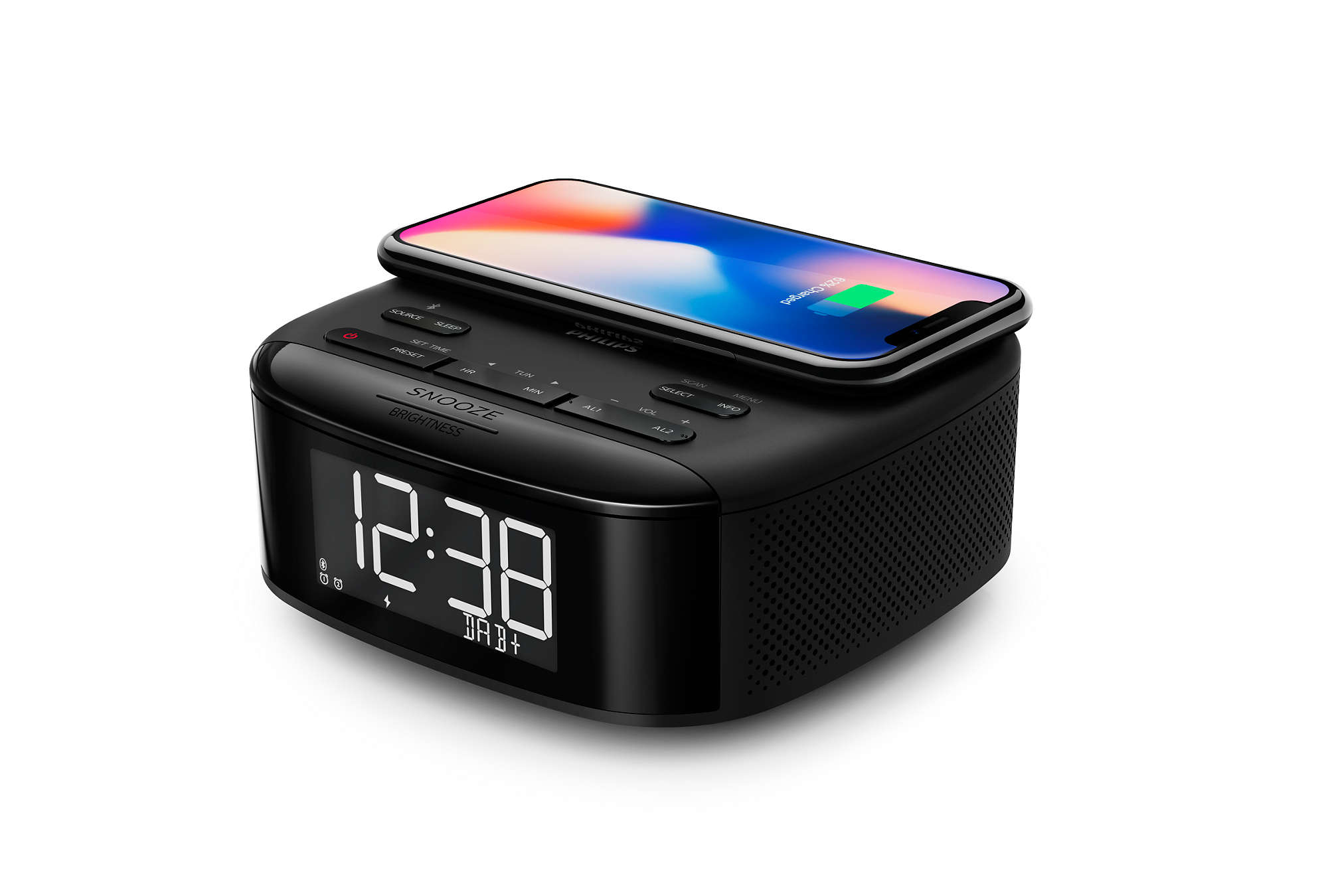 Philips TAR7705 Clock Radio with DAB+ and Wireless Phone Charging – image 4