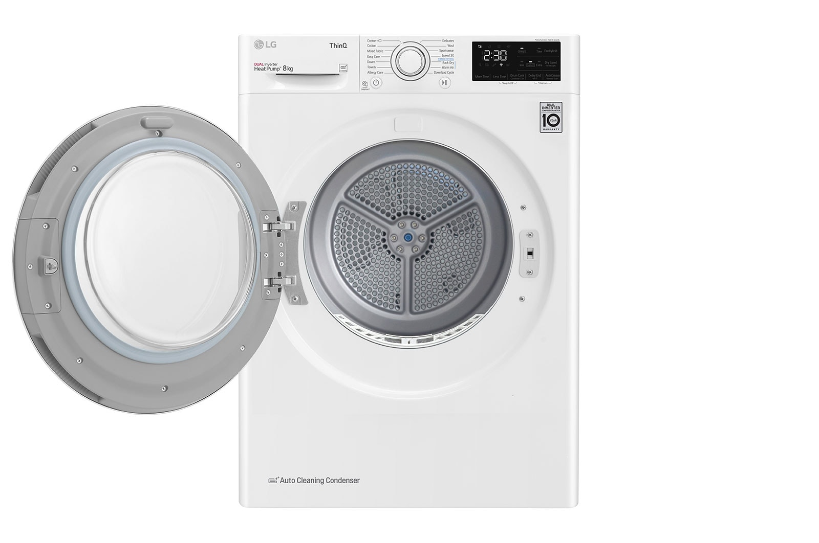 LG RH80V3AV6N tumble dryer Freestanding Front-load – image 2