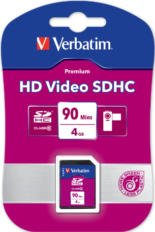 Verbatim HD Video SDHC 4GB 90mins – image 2