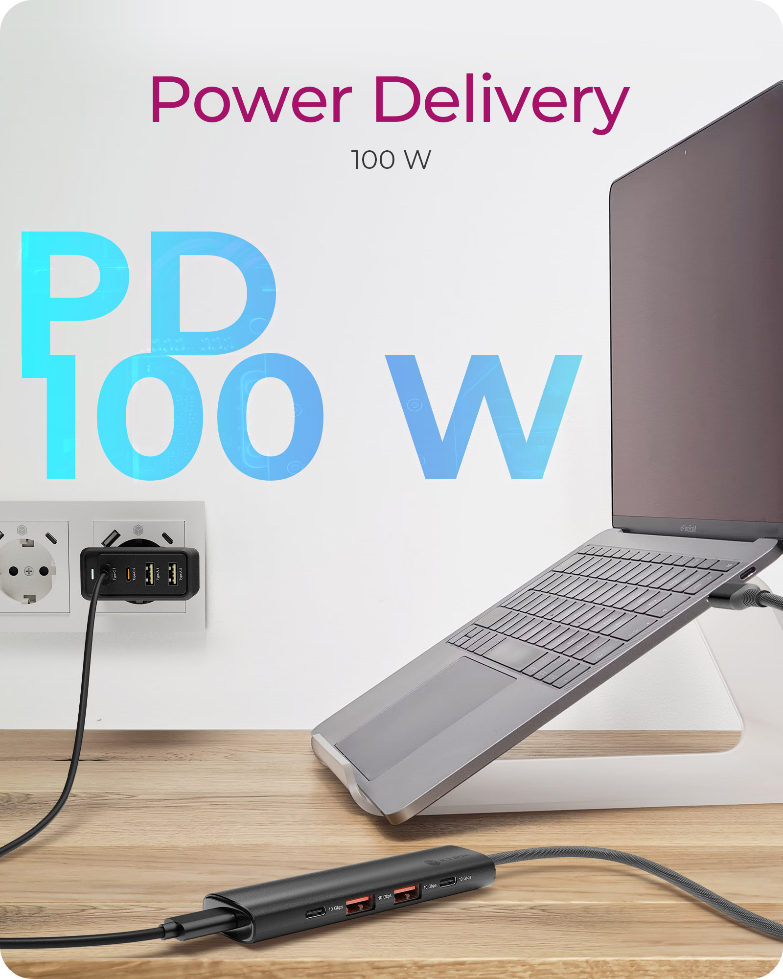Hub  4-Port IcyBox USB 3.2 IB-Hub1437-CPD HUBs