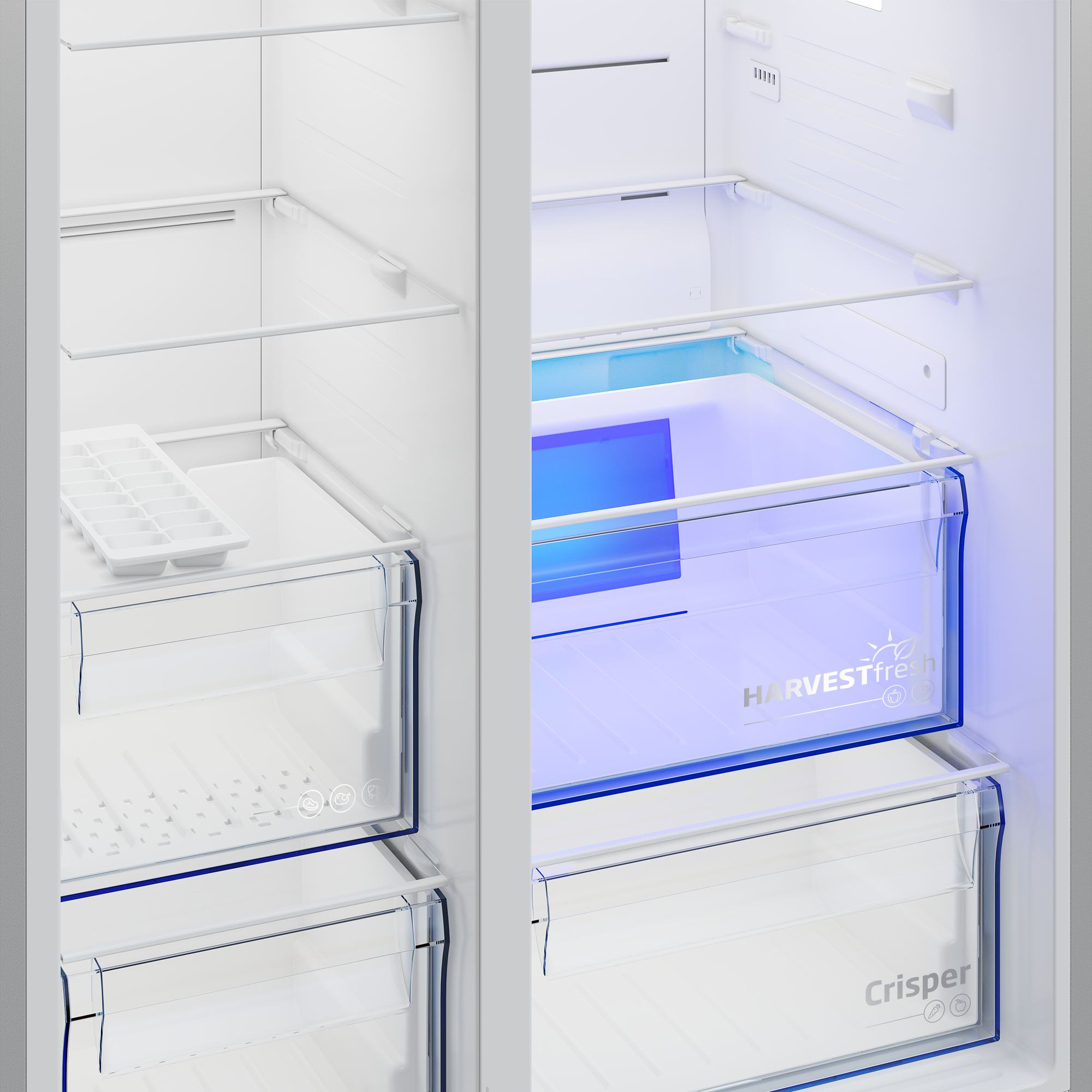 Beko GN163130PTN side-by-side refrigerator Freestanding – image 6