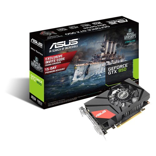 ASUS GTX950-M-2GD5 graphics card NVIDIA GeForce GTX 950 – image 1
