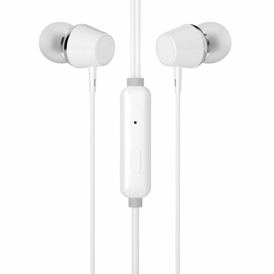 HP DHE-7000 Headset Wired In-ear Calls/Music White – image 1