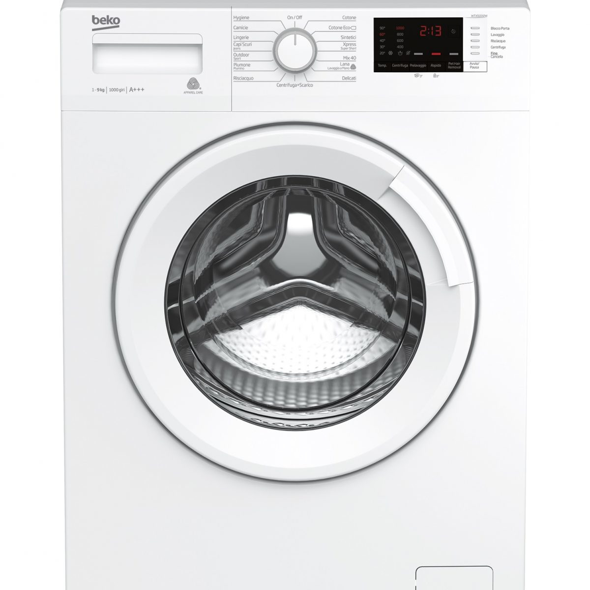 Beko WTX91032W washing machine Front-load
