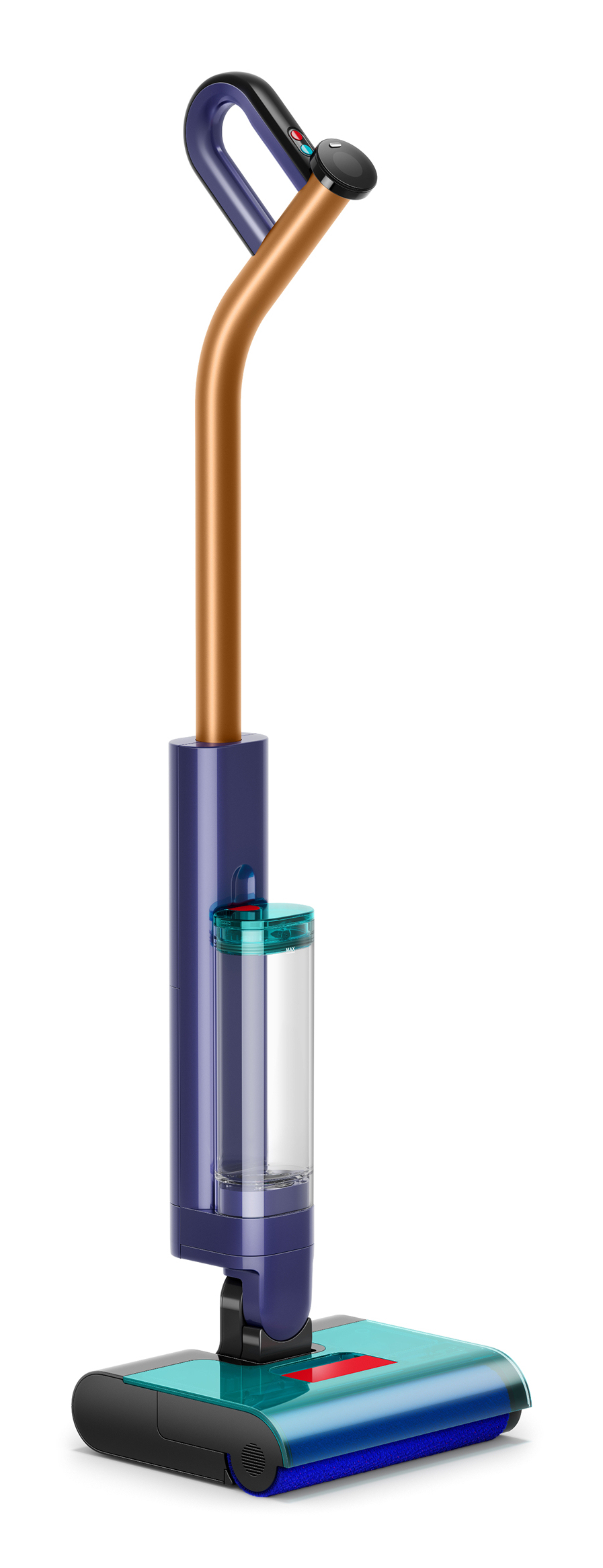 Dyson Clean + Wash Hygiene Electric broom Battery Dry&wet Bagless Blue, Copper