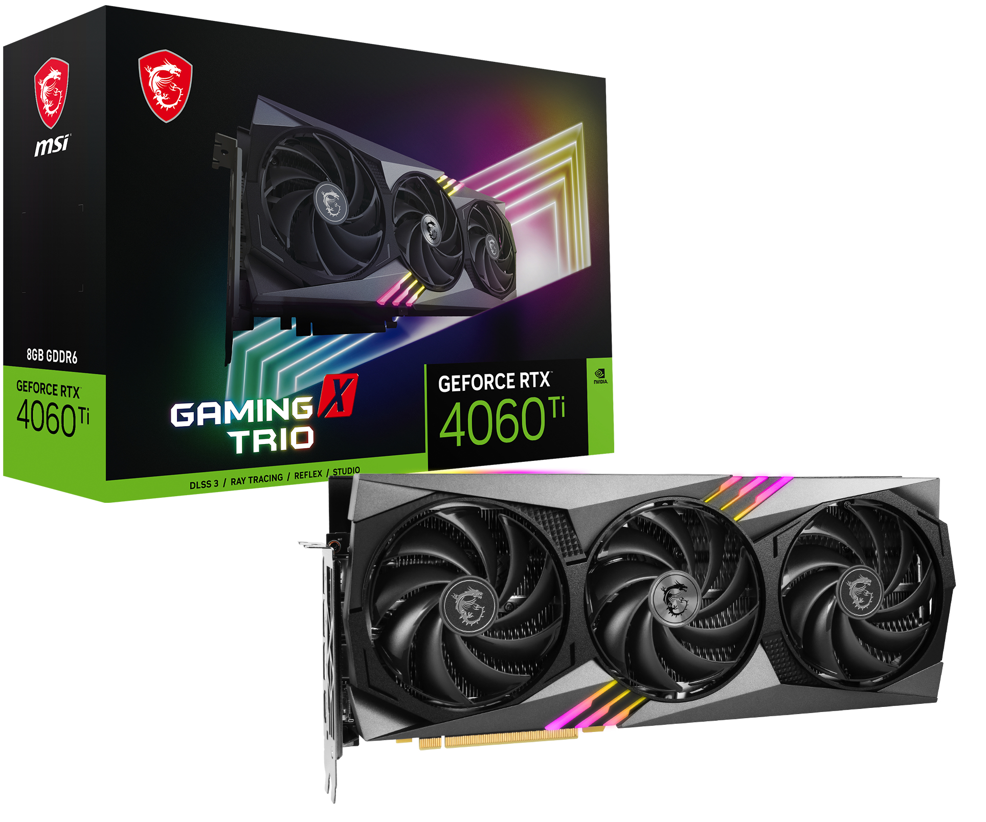 MSI GeForce RTX 4060 Ti GAMING X TRIO 8G – image 2