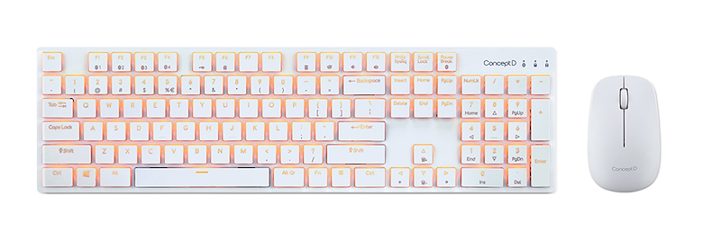 Acer ConceptD keyboard Mouse included Office Bluetooth QWERTY Italian White