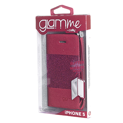 Celly GLAGEIP501 mobile phone case Folio Pink – image 4