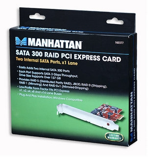 Manhattan SATA 300 RAID PCI Express Card – image 3