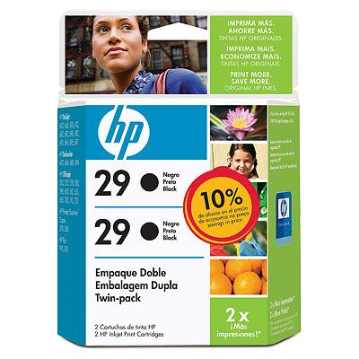 HP 29 2-pack Black