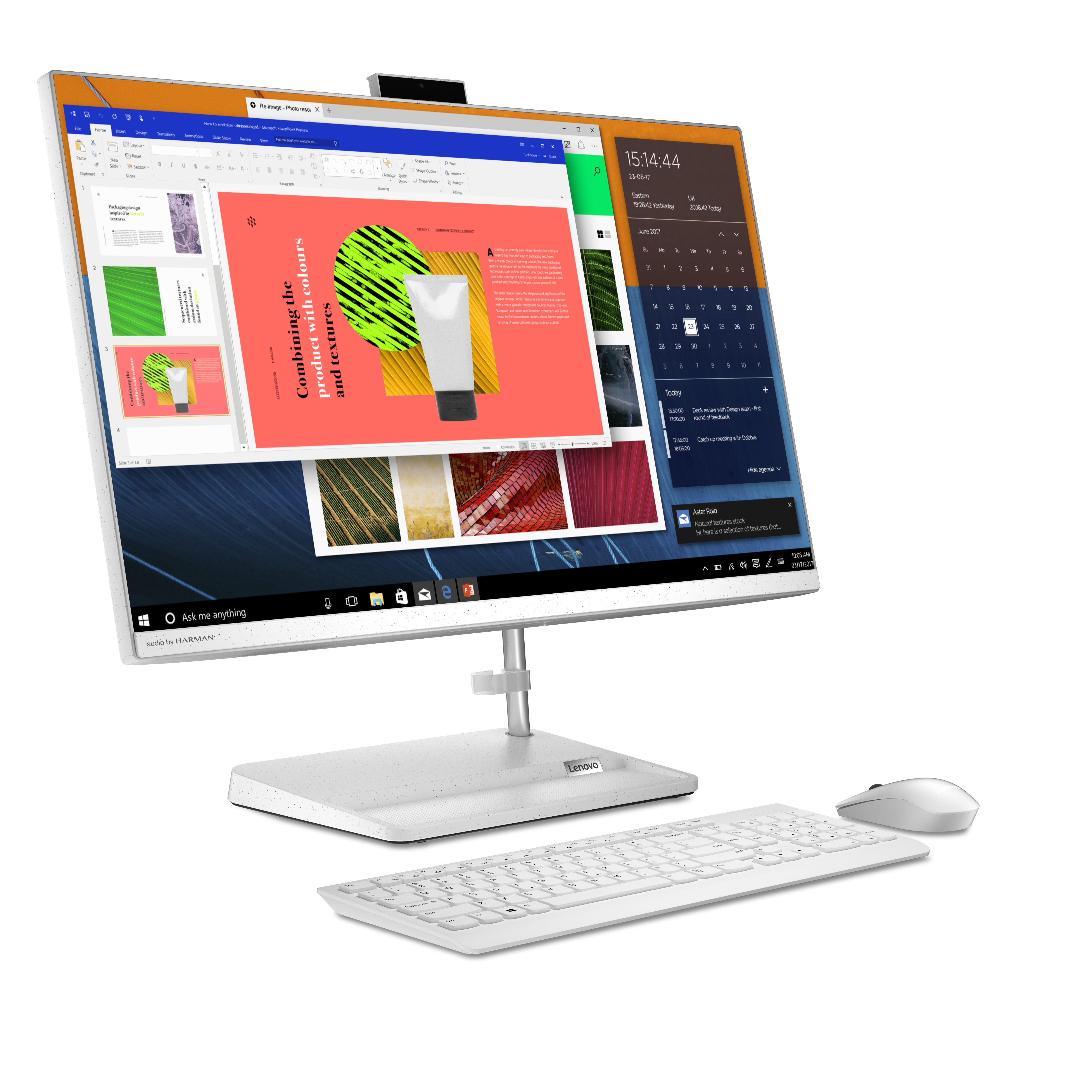 Lenovo IdeaCentre AIO 3 27ALC6 AMD Ryzen™ 7 7730U 68.6 cm (27″) 1920 x 1080 pixels All-in-One PC 16 GB DDR4-SDRAM 512 GB SSD Windows 11 Home Wi-Fi 6 (802.11ax) White image 8