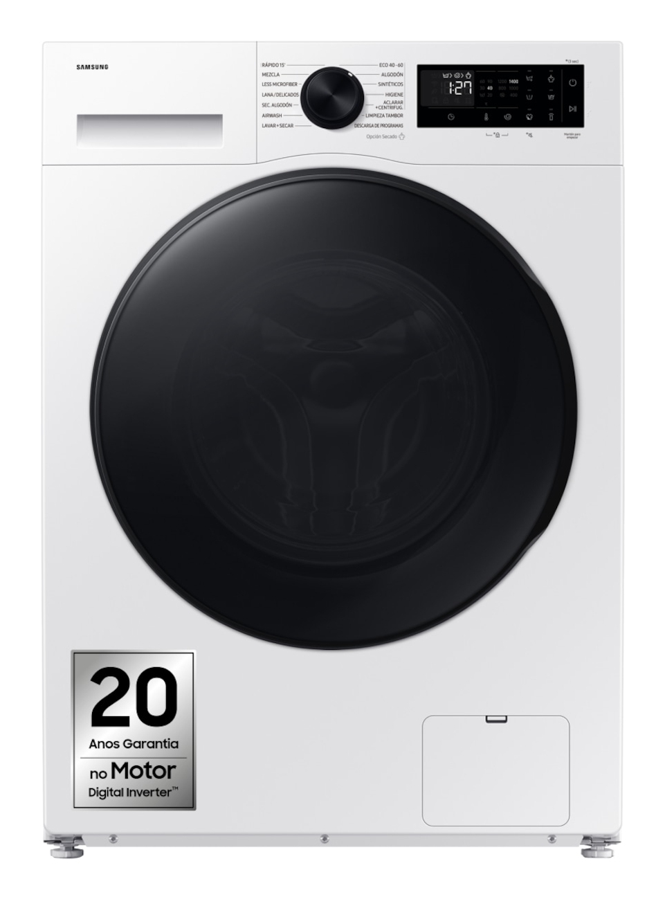 Samsung WD90DG5B15BEEP washer dryer Freestanding Front-load White – image 1