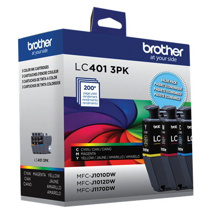 Brother LC4013PKS ink cartridge 1 pc(s) Original Standard Yield Cyan, Magenta, Yellow – image 5