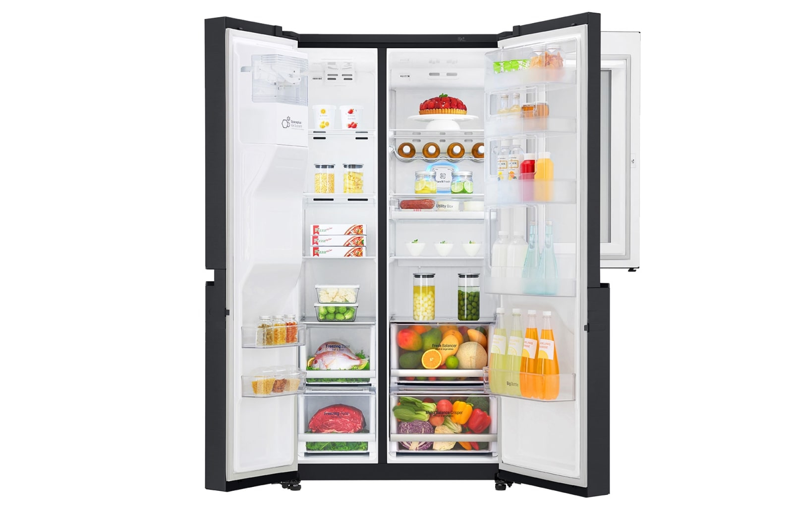 LG GSX960MCAZ side-by-side refrigerator Freestanding – image 3