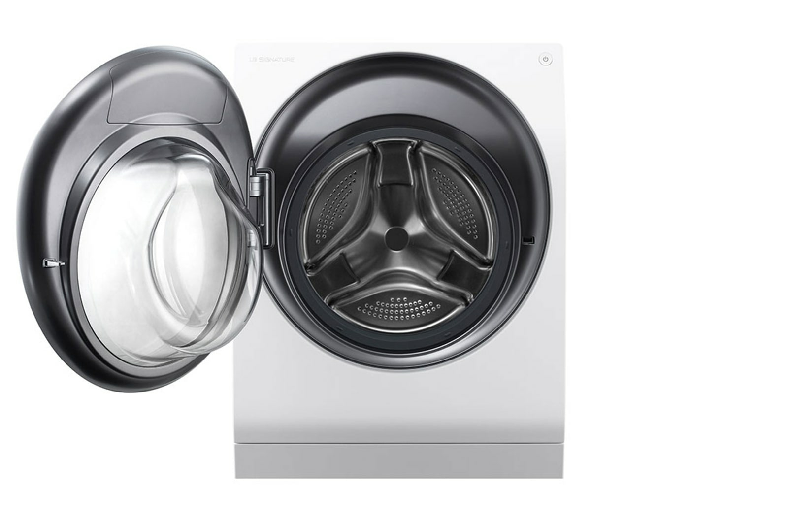 LG LSWD100X washer dryer Freestanding Front-load White – image 2