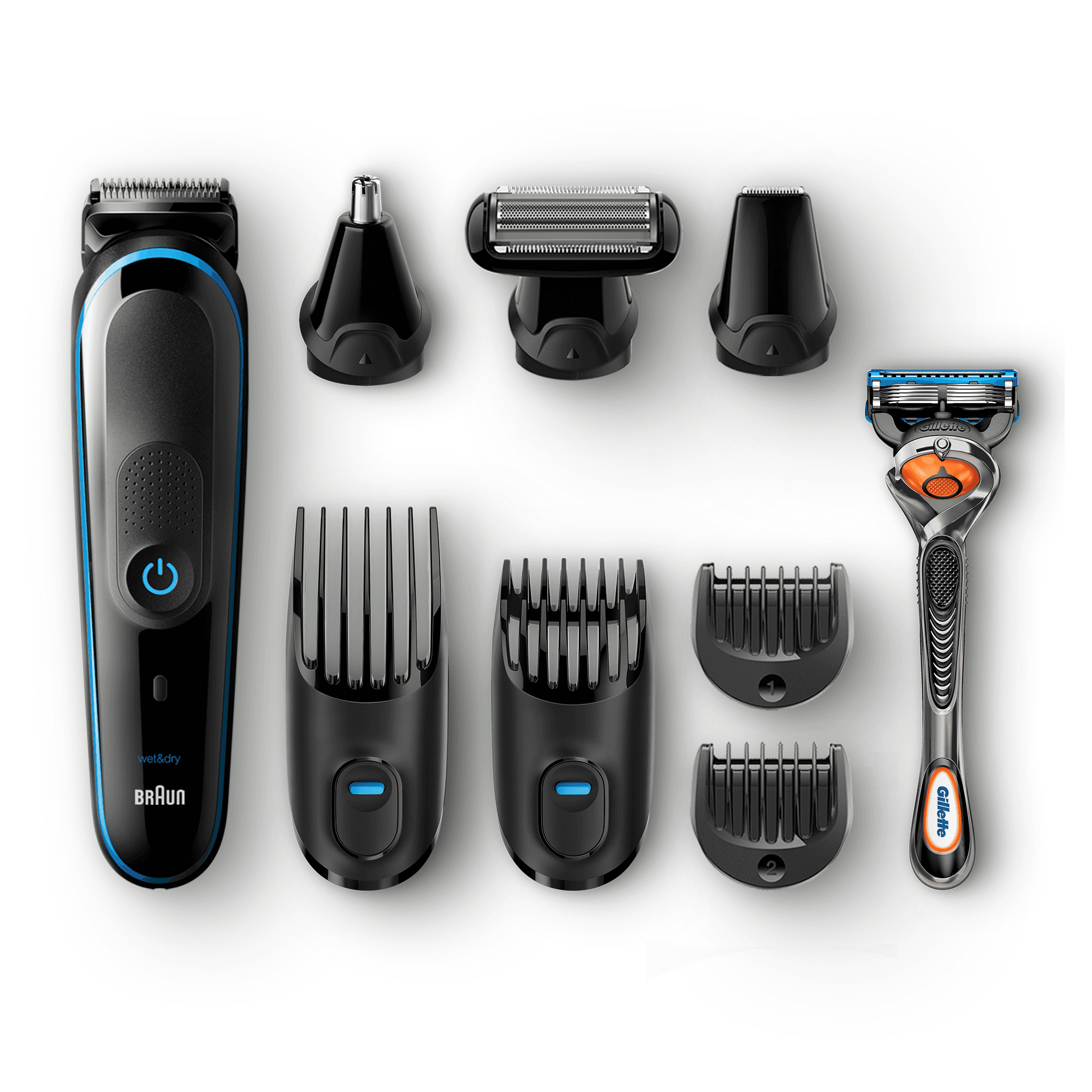 Braun Multigroomer 9-in-1 All-in-one trimmer MGK5080, Beard Trimmer & Hair Clipper, Body Groomer, Detail Trimmer – image 2