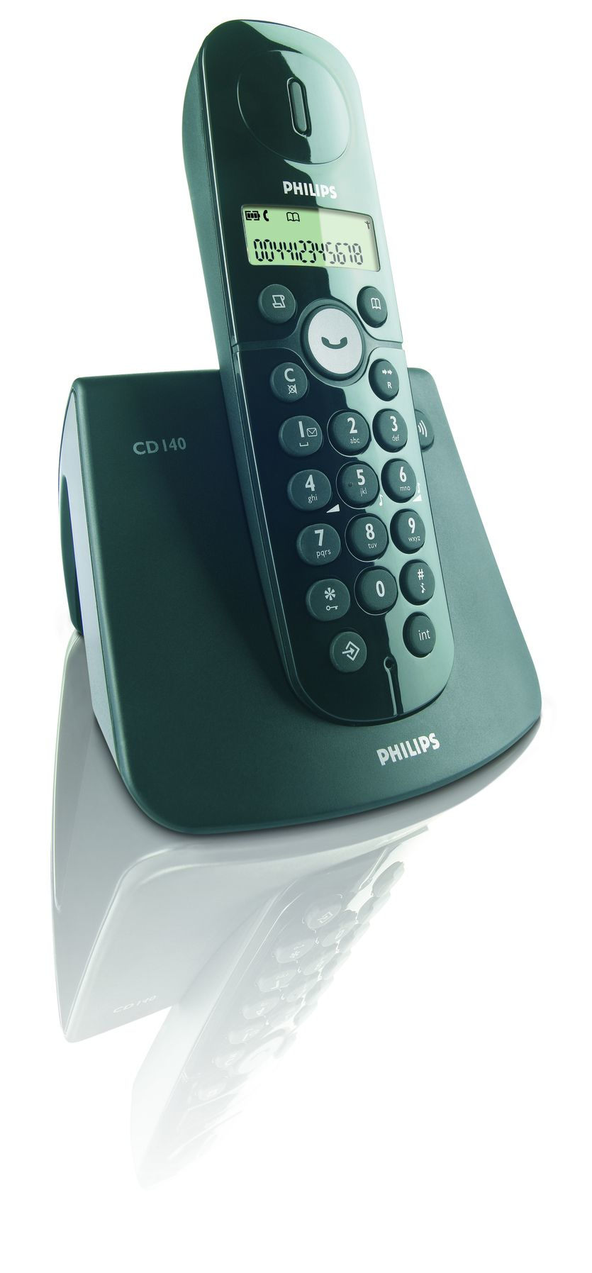 Philips CD1401B/78 telephone Caller ID Black – image 1