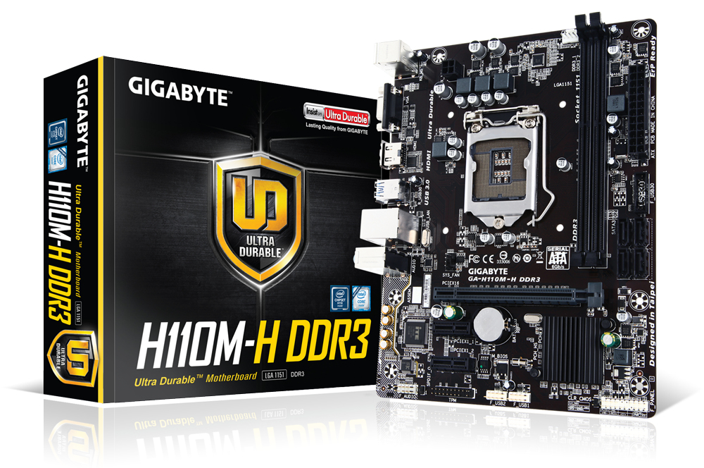 GIGABYTE GA-H110M-H DDR3 (rev. 1.0) – image 1