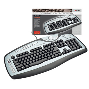 Trust Multimedia Scroll Keyboard KB-2200 UK