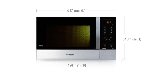 Samsung CE107MTST microwave – image 4
