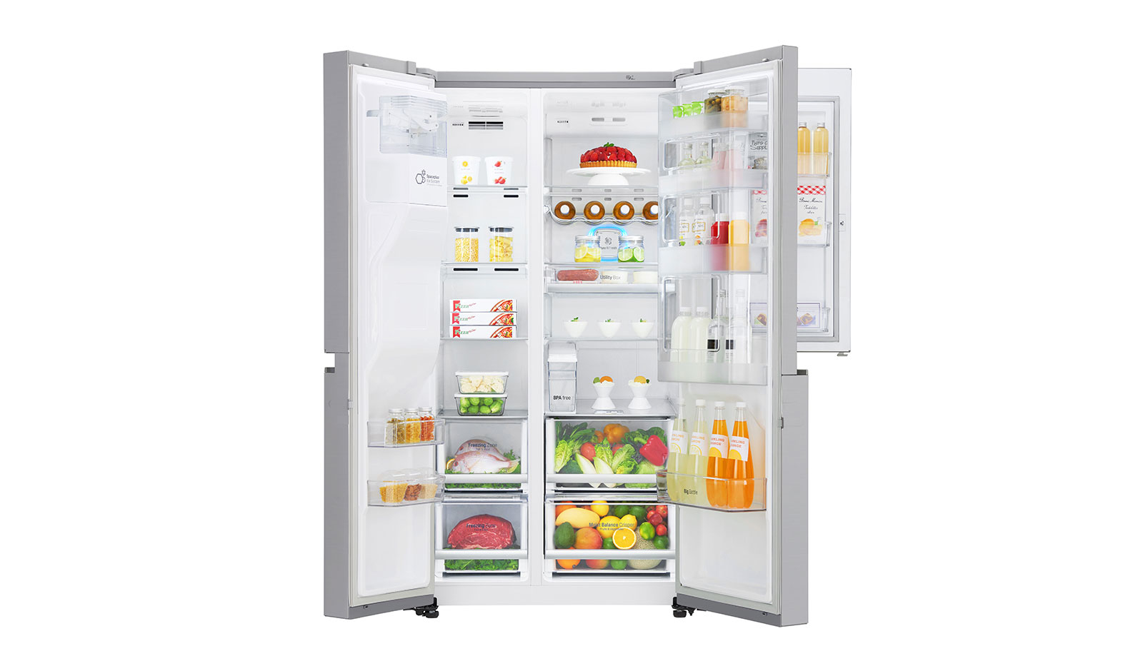 LG GSJ961NEAZ side-by-side refrigerator Freestanding – image 6