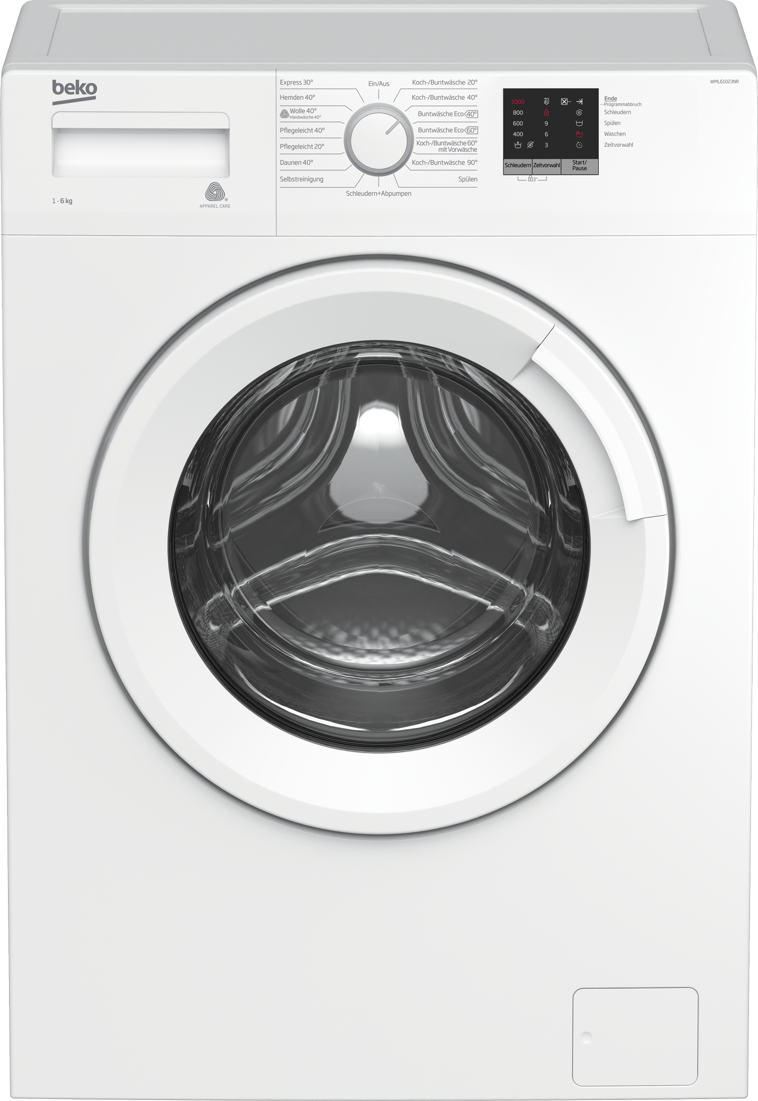 Beko WML61023NR washing machine Front-load