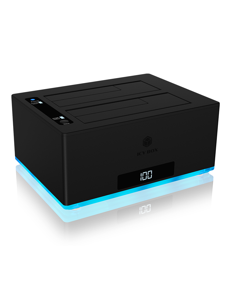 ICY BOX IB-127CL-U3 USB 3.2 Gen 1 (3.1 Gen 1) Type-B Black – image 1