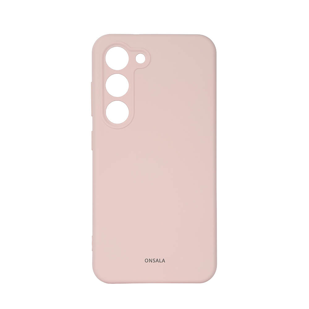 Onsala Phone Case Silicone Chalk Pink - Samsung S23 – image 1