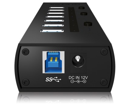 ICY BOX IB-AC6702 USB 3.2 Gen 1 (3.1 Gen 1) Type-A 5000 Mbit/s Black – image 3